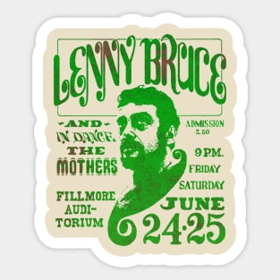 lenny bruce Sticker